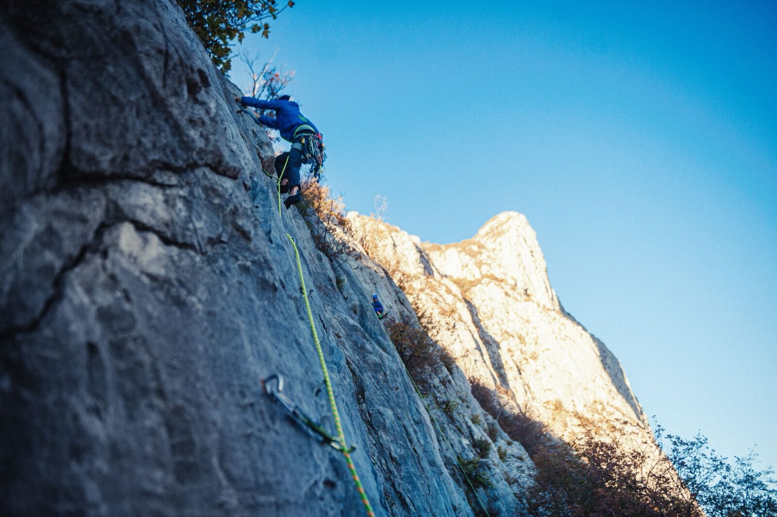 Climbing and abseiling at Wasenalp