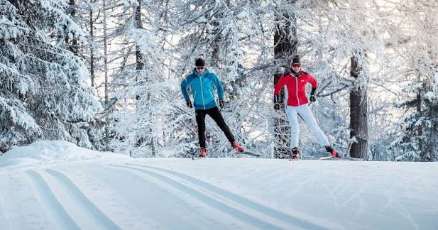 The Goms cross-country ski network