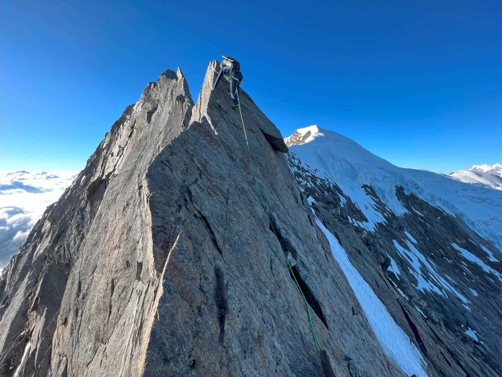 Climbing the Weissmies