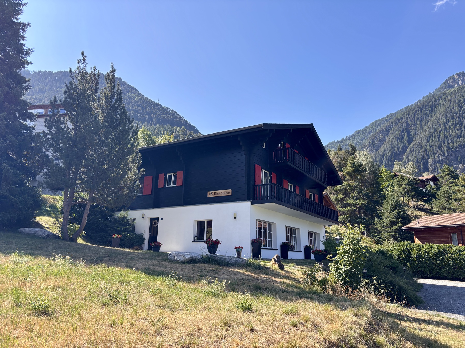 Chalet Blue Spoon — the chalet in the mountains
