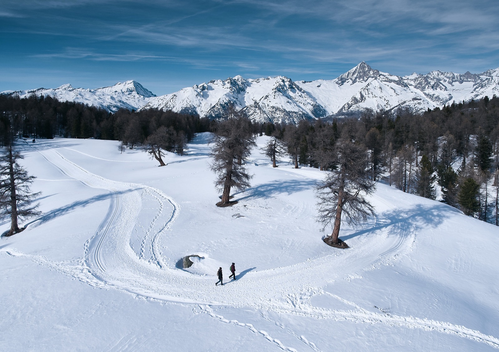 Night skiing and a ride in the piste basher