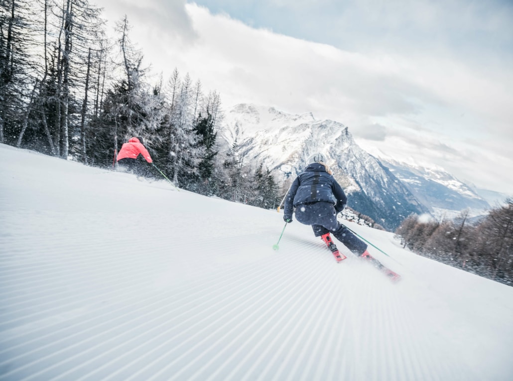 Snowshoe trail Fleschboden
