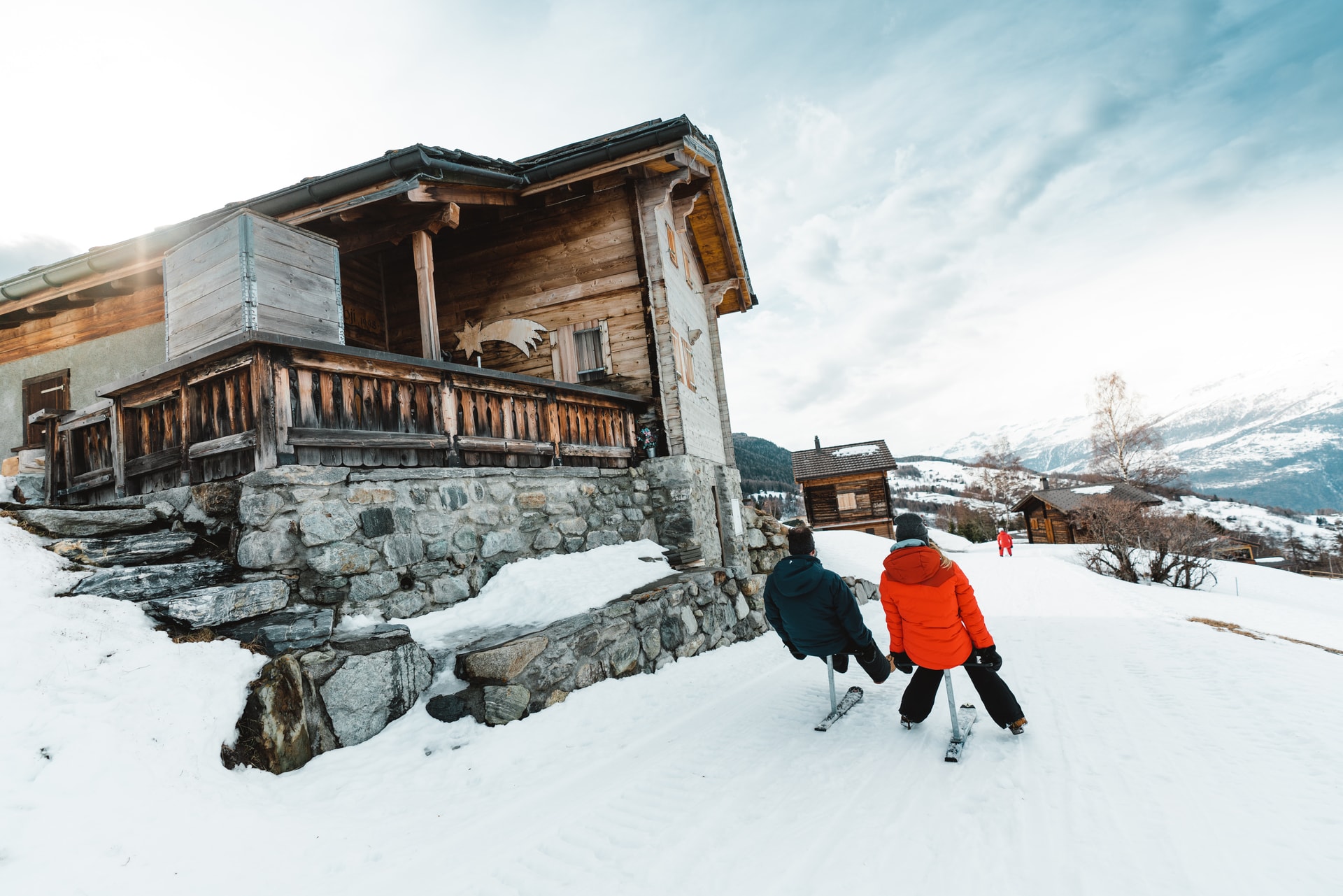 Scooter ride from the Brandalp